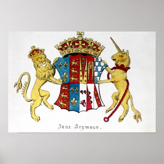 Wappen von Jane Seymour Poster (Vorne)