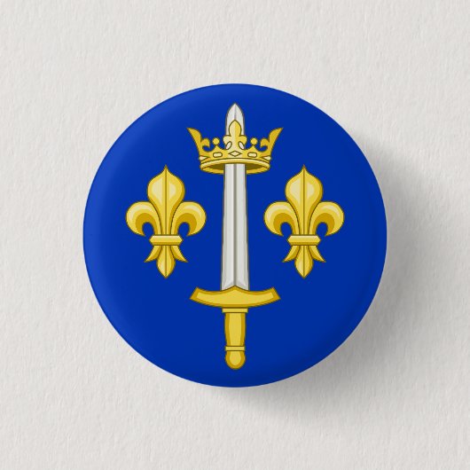 Wappen von Jeanne d'Arc Button (Vorderseite)