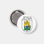 Wappen von Jena - Thüringen, DEUTSCHLAND Magnet (Vorderseite/Rückseite)