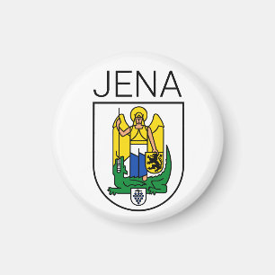 Wappen von Jena - Thüringen, DEUTSCHLAND Magnet