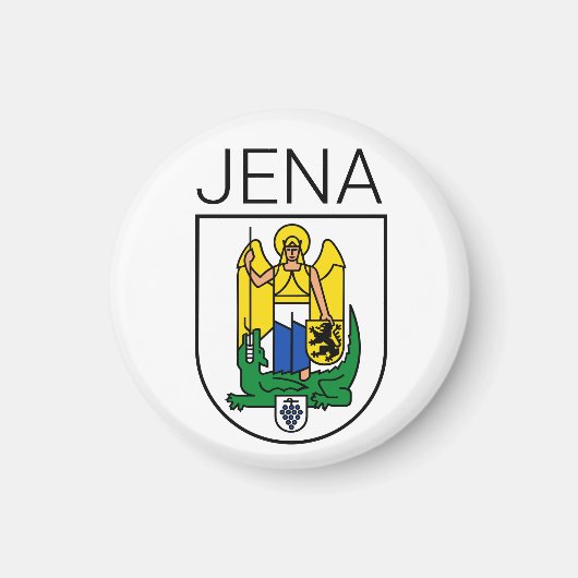 Wappen von Jena - Thüringen, DEUTSCHLAND Magnet (Vorne)
