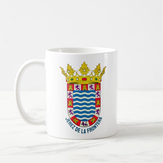 Wappen von Jerez de la Frontera Kaffeetasse (Links)