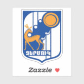 Wappen von Jermuk, Republik Armenien Aufkleber (Blatt)