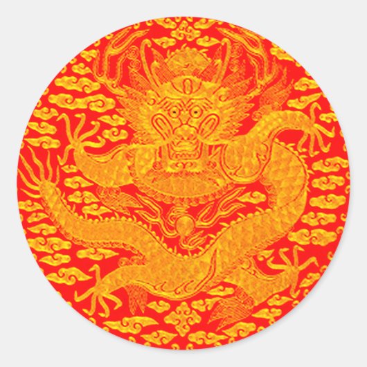 Wappen von Joseon Korea Runder Aufkleber (Vorderseite)