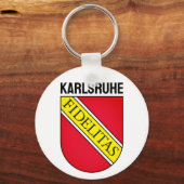 Wappen von Karlsruhe, DEUTSCHLAND Schlüsselanhänger (Vorderseite)