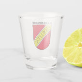 Wappen von Karlsruhe, DEUTSCHLAND Schnapsglas (Rückseite)