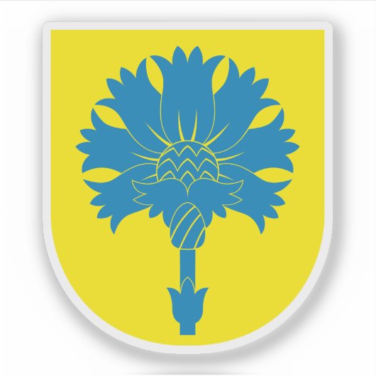 Wappen von Keila, Estland Aufkleber (Vorderseite)