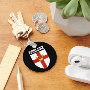 Wappen von Koblenz, Deutschland Schlüsselanhänger