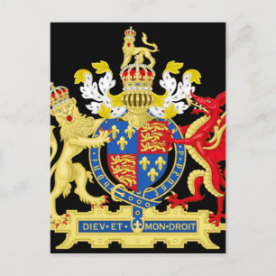 Wappen von König Heinrich VIII. Postkarte