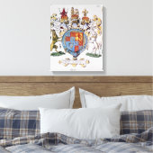 Wappen von König James I. von England Leinwanddruck (Insitu (Schlafzimmer))
