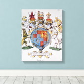 Wappen von König James I. von England Leinwanddruck (Insitu (Holzboden))
