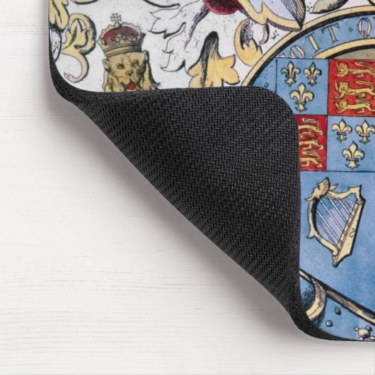 Wappen von König James I von England Mousepad (Ecke)