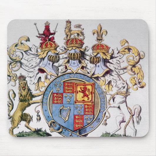 Wappen von König James I von England Mousepad (Vorne)