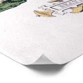 Wappen von König James I. von England Poster (Ecke)