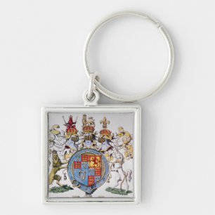 Wappen von König James I von England Schlüsselanhänger