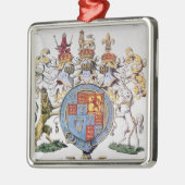 Wappen von König James I von England Silbernes Ornament (Links)