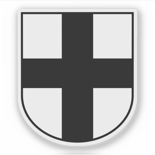 Wappen von Köniz, Schweiz Aufkleber (Vorderseite)