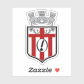 Wappen von Korçë, Albanien Aufkleber (Blatt)