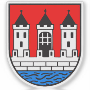 Wappen von Korneuburg, Österreich Aufkleber