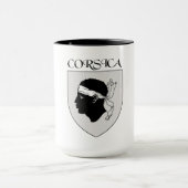 Wappen von Korsika Tasse (Zentrum)