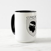 Wappen von Korsika Tasse (Vorderseite Links)