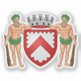 Wappen von Kortrijk, Belgien Aufkleber