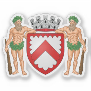 Wappen von Kortrijk, Belgien Aufkleber