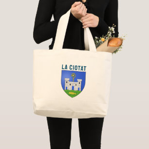 Wappen von La Ciotat - Frankreich Jumbo Stoffbeutel