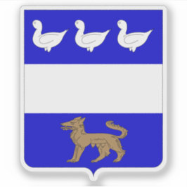 Wappen von La Louvière, Belgien Aufkleber