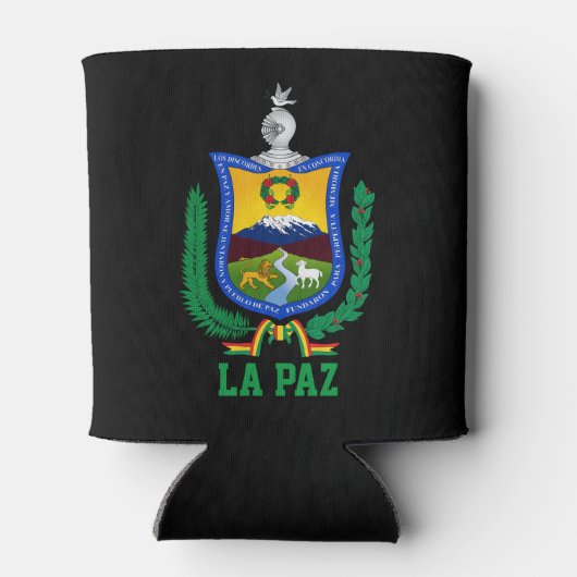 Wappen von La Paz, Bolivien Dosenkühler (Rückseite)