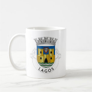 Wappen von Lagos, Portugal Kaffeetasse