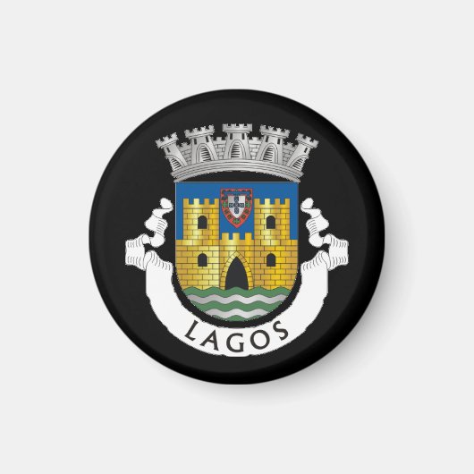 Wappen von Lagos, Portugal Magnet (Vorne)