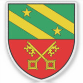 Wappen von Lancy, Schweiz Aufkleber (Vorderseite)
