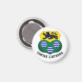 Wappen von Landkreis Leitrim, Irland Magnet (Vorderseite/Rückseite)