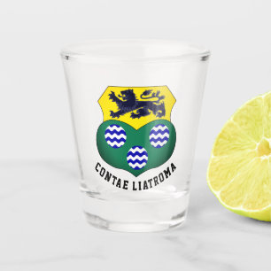 Wappen von Landkreis Leitrim, Irland Schnapsglas