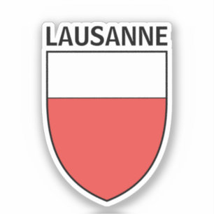 Wappen von Lausanne, SCHWEIZ Aufkleber