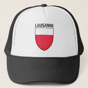 Wappen von Lausanne, SCHWEIZ Truckerkappe