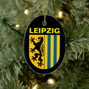 Wappen von Leipzig, Deutschland Keramik Ornament