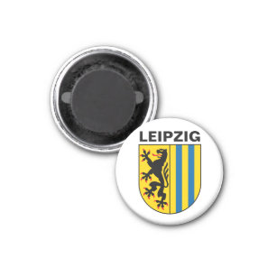 Wappen von Leipzig, Deutschland Magnet
