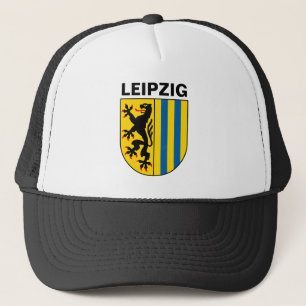 Wappen von Leipzig, Deutschland Truckerkappe