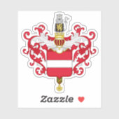 Wappen von Leuven, Belgien Aufkleber (Blatt)