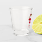 Wappen von Leuven, Belgien Shot Glass Schnapsglas (Links)