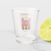 Wappen von Liberec, Tschechische Republik Schnapsglas (Rückseite)