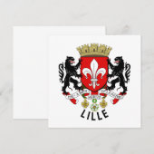 Wappen von Lille, Frankreich (Vorne/Hinten)
