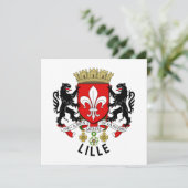 Wappen von Lille, Frankreich (Stehend Vorderseite)