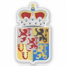 Wappen von Limburg, Niederlande Aufkleber