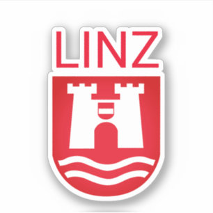 Wappen von Linz, ÖSTERREICH Aufkleber