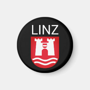 Wappen von Linz, ÖSTERREICH Magnet
