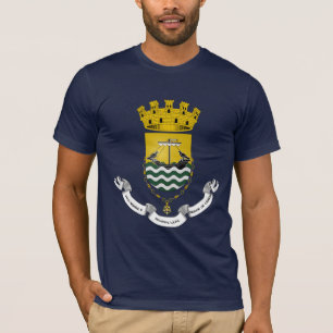 Wappen von Lissabon Lissabon Portugal T-Shirt