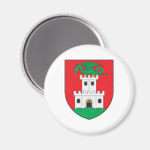 Wappen von Ljubljana Magnet (Vorderseite/Rückseite)